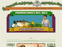 Tablet Screenshot of boticadelatrinidad.com